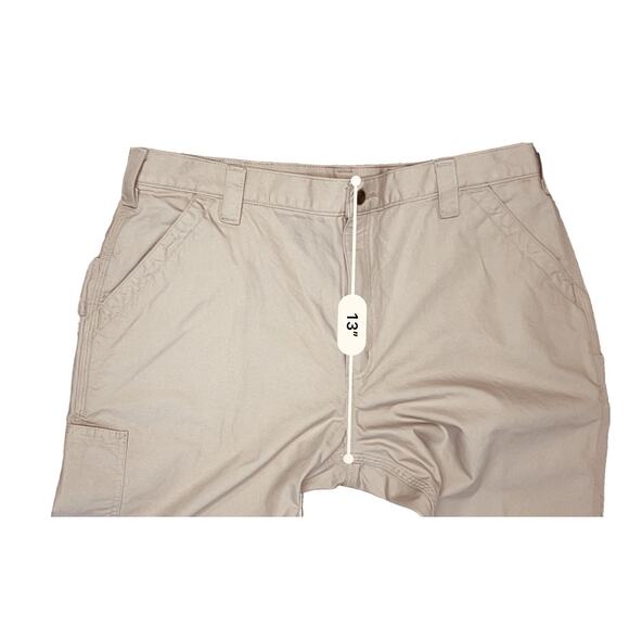 Carhartt B151 Tan Duck Canvas Carpenter Dungaree Fit Workwear 40x27.5‎ In - Picture 6 of 11